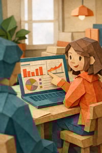 cash-flow-woman-accounts-payable-showing-report